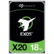 SEAGATE Exos X20 18TB HDD / ST18000NM003D / SATA / 3,5" / 7200 rpm / 256MB / 512E/4KN