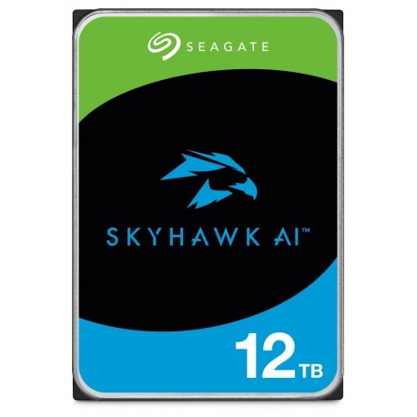 Seagate SkyHawk AI 12TB HDD / ST12000VE003 / Interní 3,5" / 7200 RPM / SATA 6Gb/s / 512 MB