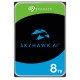 Seagate SkyHawk AI 8TB HDD / ST8000VE001 / Interní 3,5" / 7200 RPM / SATA 6Gb/s / 256 MB