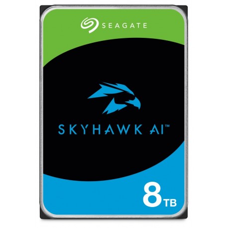 Seagate SkyHawk AI 8TB HDD / ST8000VE001 / Interní 3,5" / 7200 RPM / SATA 6Gb/s / 256 MB