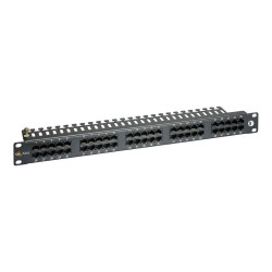 Solarix Eth.Patch p ISDN panel 50 x RJ45 černý 1U