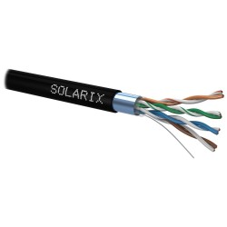 Solarix Instalační kabel Solarix CAT5E FTP PE Fca 100m/box SXKD-5E-FTP-PE