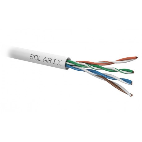 Solarix Instalační kabel Solarix CAT5E UTP PVC Eca 100m/box SXKD-5E-UTP-PVC