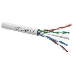 Solarix Instalační kabel Solarix CAT6 UTP PVC  Eca 100m/box SXKD-6-UTP-PVC