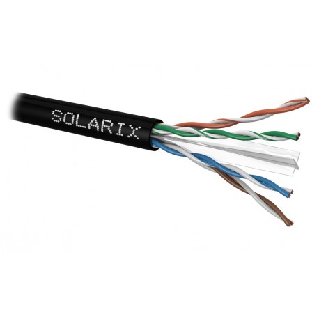 Solarix Kabel CAT6 UTP PE Fca venkovní 500m/cívka SXKD-6-UTP-PE
