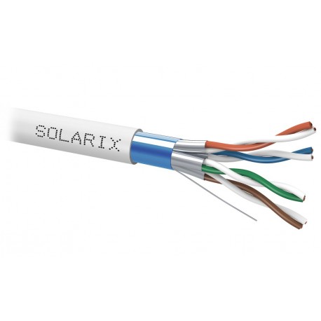 Solarix kabel CAT6A FFTP Dca-s2,d2,a1 500m, SXKD-6A-FFTP-LSOH