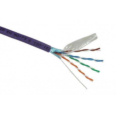 Solarix Kabel FTP LS0H drát c5e, 500m/reel, SXKD-5E-FTP-LS0H