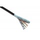 Solarix Kabel SXKD-5E-FTP-PE drát c5e  venkovní, 305m