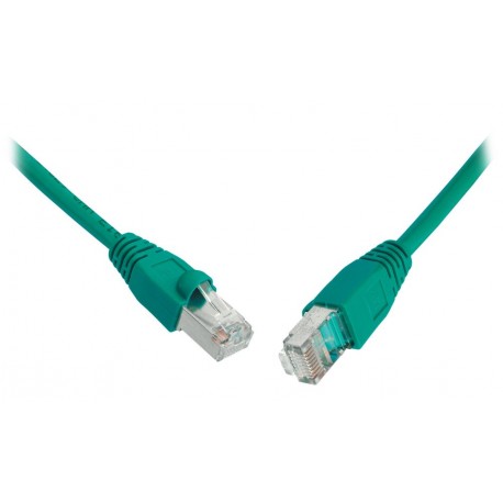 Solarix Patch kabel CAT5E SFTP PVC 5m zelený snag-proof C5E-315GR-5MB
