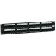 Solarix patch panel 48 x RJ45 CAT6 UTP 350 MHz cerný 2U
