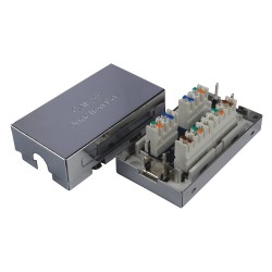 Solarix Spojovací box CAT5E STP 8p8c LSA+/Krone,