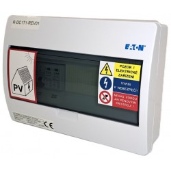 Solarmi DC05R osazený rozvaděč pro fotovoltaiku, svodič, odpojovač, pojistky, do 500V