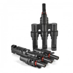 Solarmi Slučovač T4 - slučovač konektorů MC4 v poměru 1:3, pár