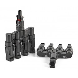 Solarmi Slučovač T5 - slučovač konektorů MC4 v poměru 1:4, pár