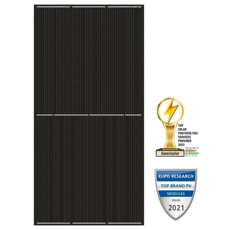 Solarmi solární panel Amerisolar Mono 550 Wp černý 144 článků, AS-7M144-HC, MPPT 42V