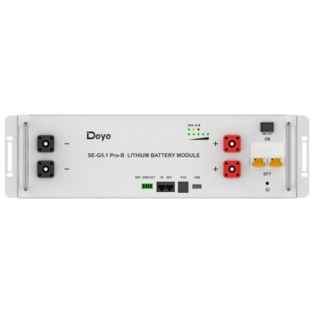 Solarmi úložiště Deye SE-G5.1 Pro-B, 51,2V/5.12 kWh, LV, rackmount