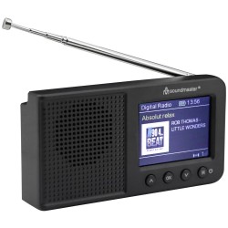 Soundmaster DAB175SW rádio/ DAB+/ FM/ LCD/ Budík/ Hodiny/ Černé