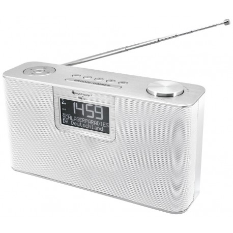 Soundmaster DAB700WE rádio/ DAB+/ UKW/ RDS/ BT/ MP3/ Budík/ Hodiny/ Bílé