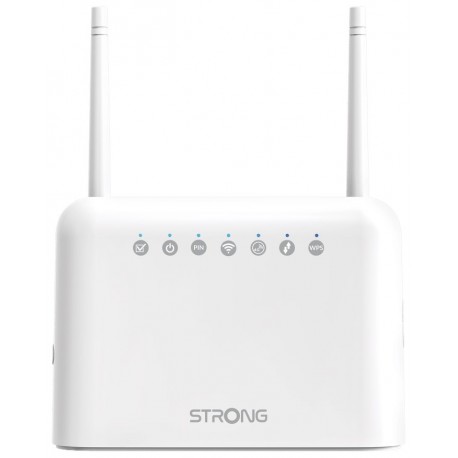 STRONG 4G LTE router 350/ Wi-Fi standard 802.11b/g/n/ 300 Mbit/s/ 2,4GHz/ 4x LAN/ 1x SIM slot/ bílý