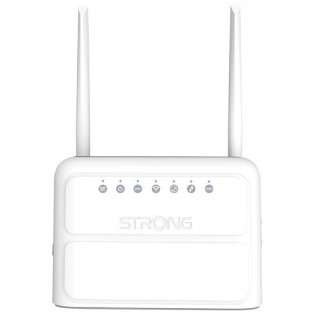 STRONG 4G LTE router 360/ Wi-Fi standard 802.11b/g/n/ 300 Mbit/s/ 2,4GHz/ 4x LAN/ 1x SIM slot/ 2 odnímatelné antény