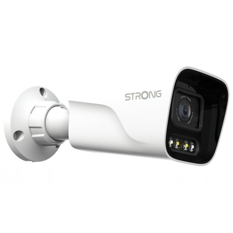 STRONG IP kamera BUL05SD0-P/ Bullet/ PoE/ LAN/ 5Mpix/ objektiv 4mm/ IP67/ duální vidění/ Super Dark/ ONVIF/ bílá