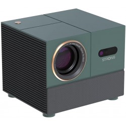 STRONG projektor MIRA 1/ LCD/ FHD (1920x1080)/ 300 ANSI lm/ USB 2.0/ HDMI/ BT/ Wi-Fi/ Repro/ Android 11/ šedo-zelený