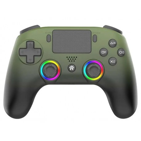 SUBSONIC by SUPERDRIVE herní ovladač WIRELESS LED CONTROLLER PS5/ PC/ Military Green