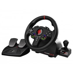 SUPERDRIVE Sada volantu a pedálů 220 RS-X/ PS4/ Xbox One/ Switch 1+2/ PC