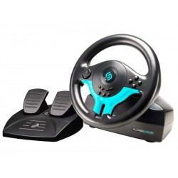 SUPERDRIVE Sada volantu a pedálů SV250 SP Edition/ Switch 1+2/ Modrý