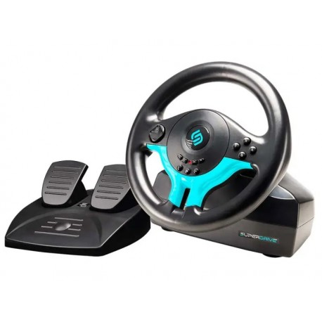 SUPERDRIVE Sada volantu a pedálů SV250 SP Edition/ Switch 1+2/ Modrý
