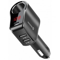 Swissten autoadaptér s výstupem 1x cl, 1x ucb-c pd a 2x usb-a, 108w - 216w