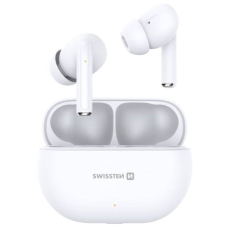 Swissten bluetooth tws sluchátka pro tune bílá