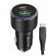 Swissten Cl Adaptér USB-C PD + USB-A, 38W Černý + Kabel USB-C / USB-C, 1 M