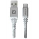 Swissten datový kabel kevlar usb / usb-c 1,5 m bílý