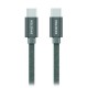 Swissten Datový Kabel Textile USB-C / USB-C 1,2 M Šedý