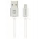 Swissten Datový Kabel Textile Usb / Lightning 1,2 M Stříbrný