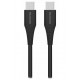 Swissten datový kabel tpe usb-c/usb-c power delivery 5a (100w) 1,5 m černý