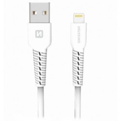 Swissten datový kabel usb / lightning 1,0 m bílý