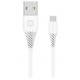 Swissten Datový Kabel Usb / Usb-C Bílý 1,5 M (7Mm)