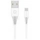 Swissten Datový Kabel Usb / Usb-C Bílý 1,5 M (9Mm)