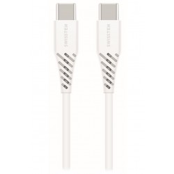 Swissten datový kabelusb-c/usb-c bílý 1,2m  (eco balení)