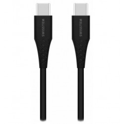 Swissten datový kabelusb-c/usb-c černý 1,2m  (eco balení)