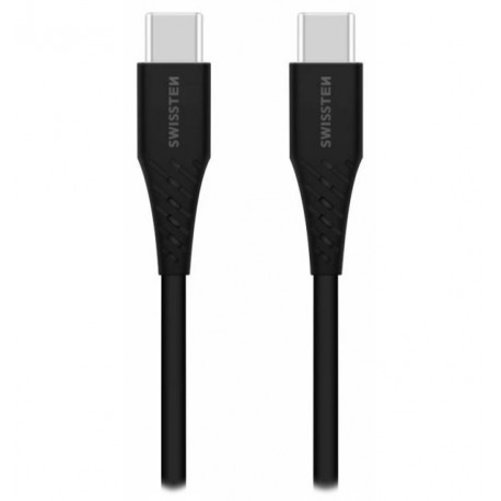 Swissten datový kabelusb-c/usb-c černý 1,2m  (eco balení)