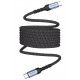 Swissten magnetický datový kabel samonavíjecí usb-c / usb-c 1 m