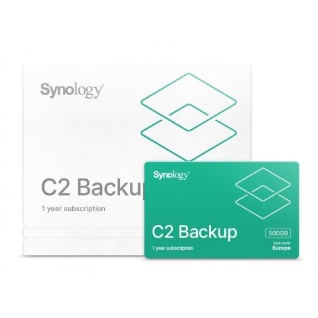 Synology C2 BACKUP 500G-1Y (EU)   Licence C2 Backup pro 500GB dat na 1 rok