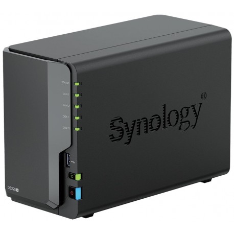 Synology DS225+   2x SATA, 2GB RAM, 2x USB 3.2, LAN 1x 2.5GB + 1x 1Gb