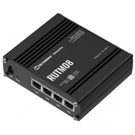 Teltonika RUTM08 průmyslový router, 3x Gbit LAN, 1x Gbit WAN