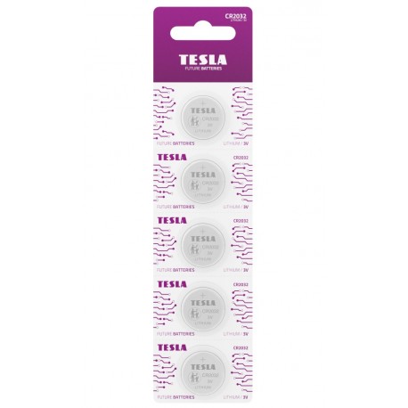 TESLA lithiová baterie CR2032, blister, 5 ks