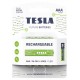 TESLA RECHARGEABLE+ nabíjecí baterie AAA Ni-MH 800mAh (HR03, mikrotužková, blister) 4 ks