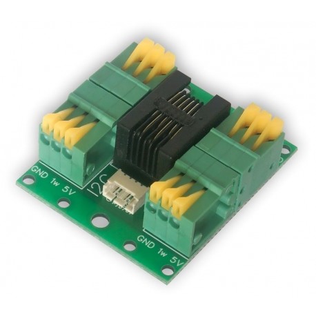 TINYCONTROL kabelový splitter senzorů DS18B20, 4x 1-wire pro LAN ovladač LK3 a LK4